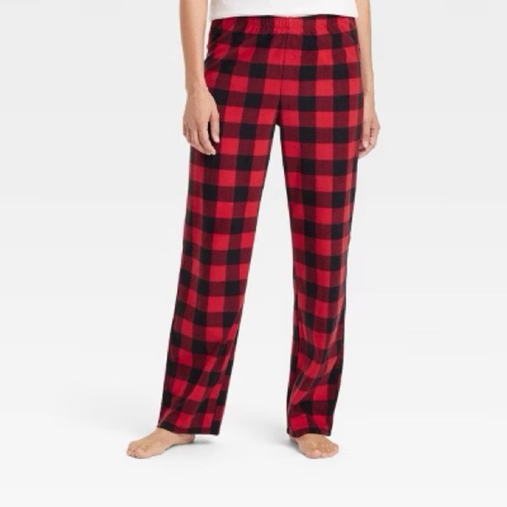 Red and Black Plaid Pajama Pants super soft women’s wondershop